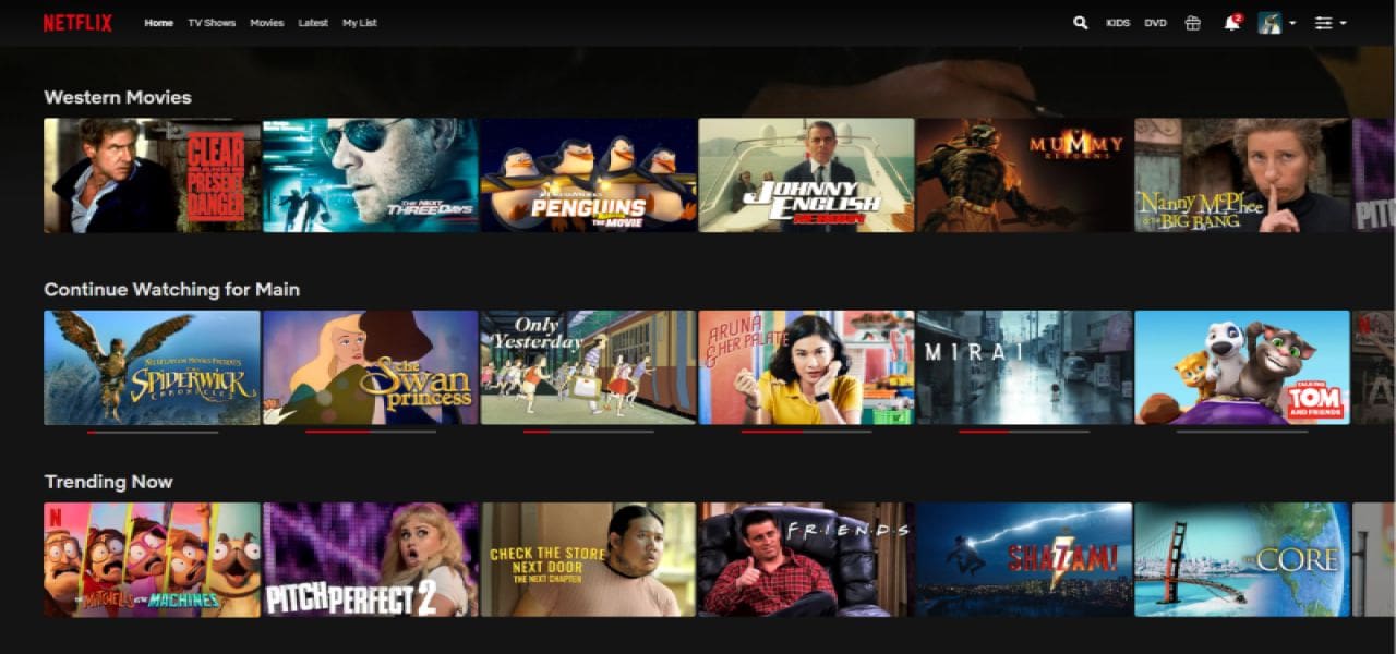 Netflix movies and shows
