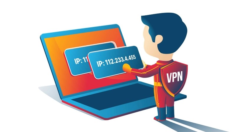 VPN hero changing the IP address