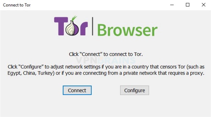 Connecting to Tor